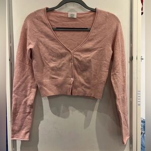 Wilfred Button Up Long Sleeve V-Neck Cardigan